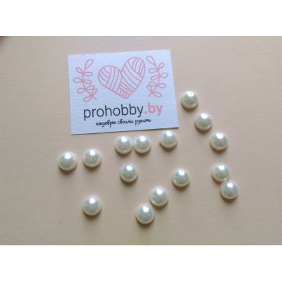 Полужемчуг 10 мм, цвет молочный №501, 5 г